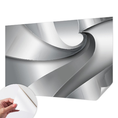 Fotobehang voor de kinderkamer met een patroon van geometrische spiralen