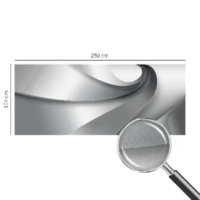 Fotobehang voor de kinderkamer met een patroon van geometrische spiralen