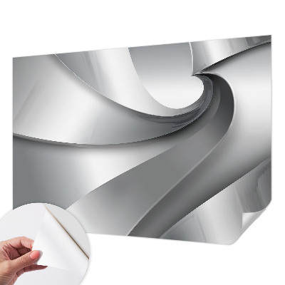 Fotobehang voor de kinderkamer met een patroon van geometrische spiralen