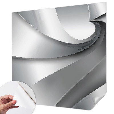 Fotobehang voor de kinderkamer met een patroon van geometrische spiralen