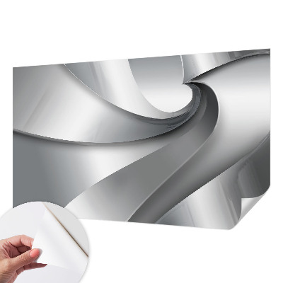 Fotobehang voor de kinderkamer met een patroon van geometrische spiralen