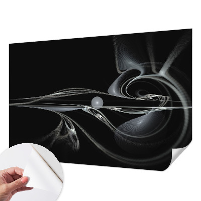 Fotobehang babykamer met print van vloeistofleidingen