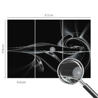 Fotobehang babykamer Vloeistofleidingen