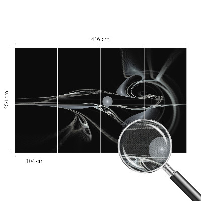 Fotobehang babykamer Vloeistofleidingen