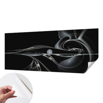Fotobehang babykamer met print van vloeistofleidingen