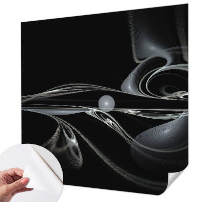 Fotobehang babykamer met print van vloeistofleidingen