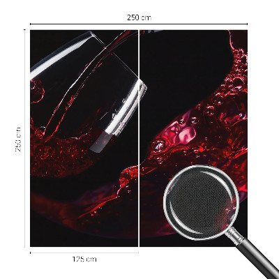 3D fotobehang Rode wijn