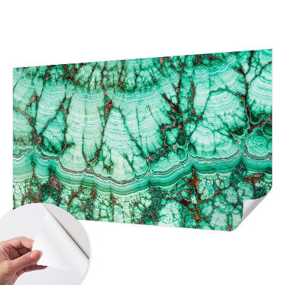 Foto behang voor de keuken Groene patronen