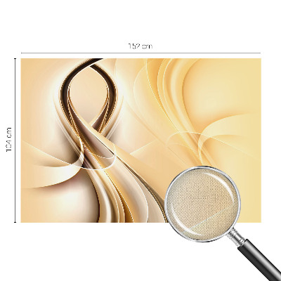 Zelfklevend fotobehang met een motief van golvende lijnen