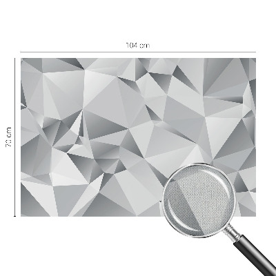 3D fotobehang met abstracte geometrische vormen