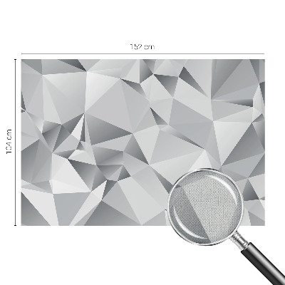 3D fotobehang met abstracte geometrische vormen