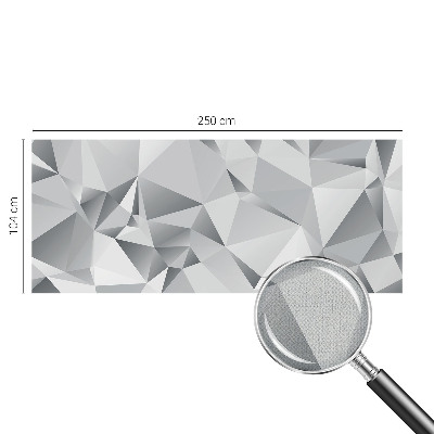 3D fotobehang met abstracte geometrische vormen