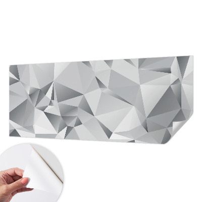 3D fotobehang met abstracte geometrische vormen