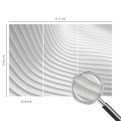 Zelfklevende behangsticker Elegante golven