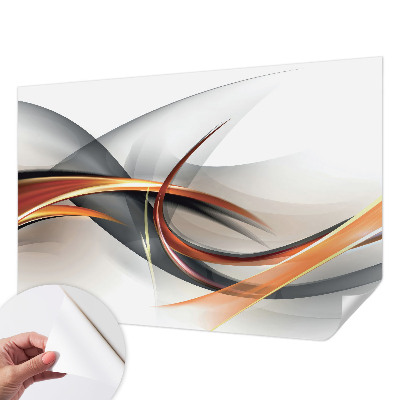 Fotobehang kinderkamer met een abstract dynamisch motief