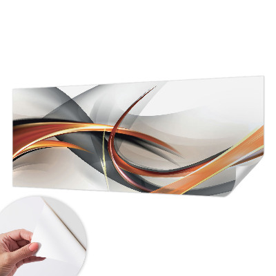 Fotobehang kinderkamer met een abstract dynamisch motief