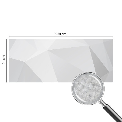 Foto behang voor de kinderkamer Grijze driehoeken