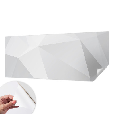 Foto behang voor de kinderkamer met grijze driehoeken
