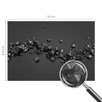 Fotobehang voor de kinderkamer Zwarte klonten