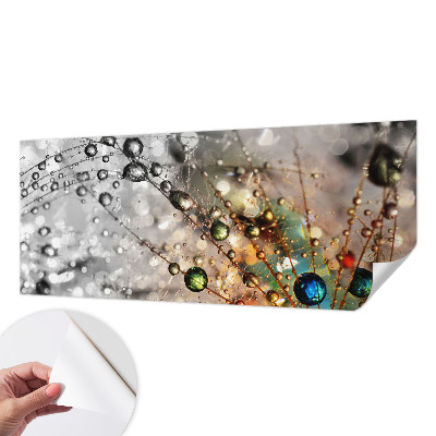 Fotobehang babykamer met het motief 'Ik dauw juwelen' voor een kinderkamer