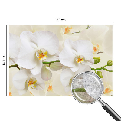 Fotobehang tienerkamer met bloemenmotief