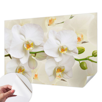Fotobehang tienerkamer met bloemenmotief