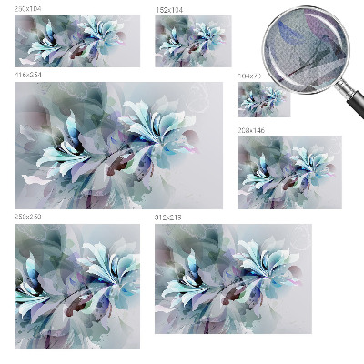 Zelfklevend fotobehang Bloemabstractie