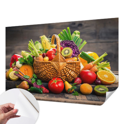 Fotobehang zelfklevend met een fruitig motief