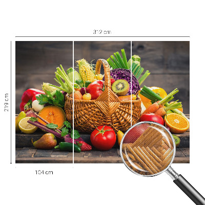 Fotobehang zelfklevend met een fruitig motief