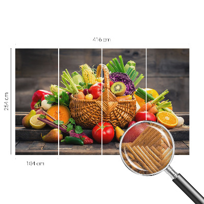 Fotobehang zelfklevend met een fruitig motief