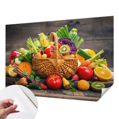 Fotobehang zelfklevend met een fruitig motief