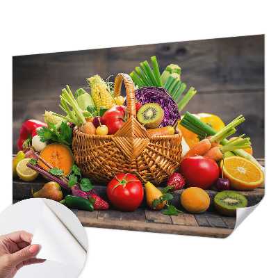 Fotobehang zelfklevend met een fruitig motief