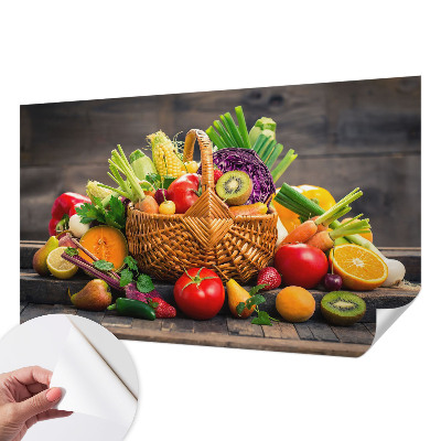 Fotobehang zelfklevend met een fruitig motief