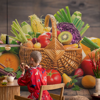 Fotobehang zelfklevend met een fruitig motief