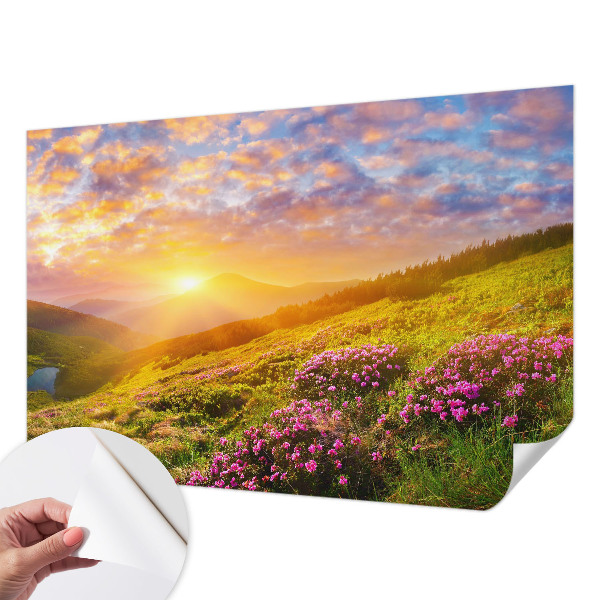 Foto behang voor de kinderkamer Bergachtig Westen