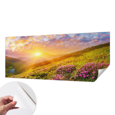 Foto behang voor de kinderkamer Bergachtig Westen