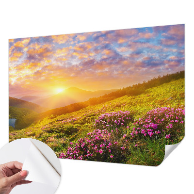 Foto behang voor de kinderkamer Bergachtig Westen
