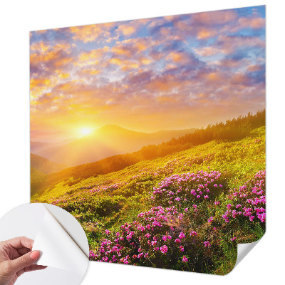 Foto behang voor de kinderkamer Bergachtig Westen