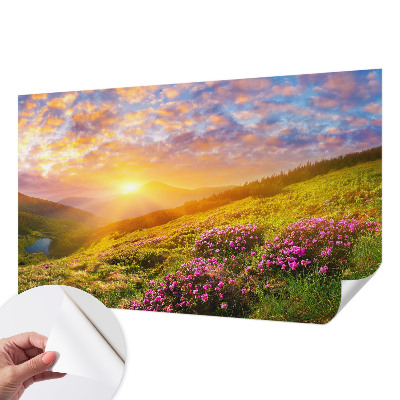 Foto behang voor de kinderkamer Bergachtig Westen