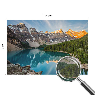 Fotobehang tienerkamer Bergreflectie