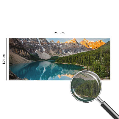 Fotobehang tienerkamer Bergreflectie