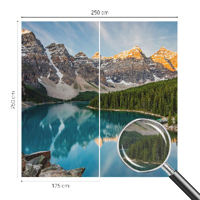 Fotobehang tienerkamer Bergreflectie