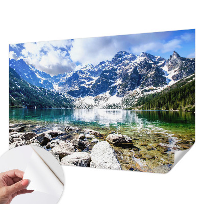 Fotobehang zelfklevend met een berglandschap als motief
