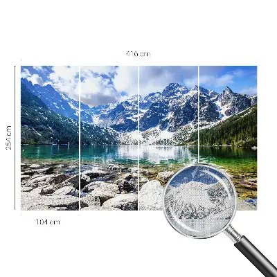 Fotobehang zelfklevend met een berglandschap als motief