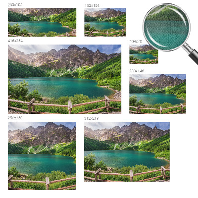 Fotobehang voor kinderkamer Berglandschap