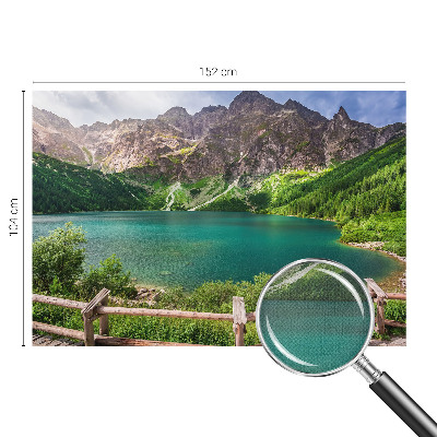 Fotobehang voor kinderkamer met een berglandschap als ontwerp