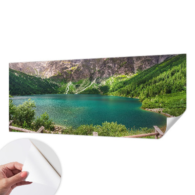 Fotobehang voor kinderkamer met een berglandschap als ontwerp