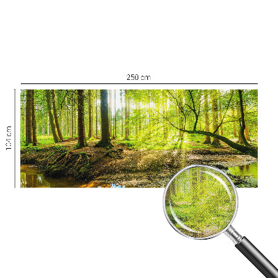 3D fotobehang Groen landschap