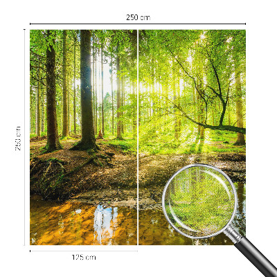 3D fotobehang Groen landschap