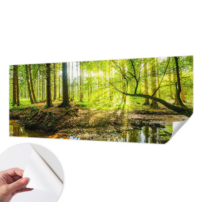 3D fotobehang Groen landschap